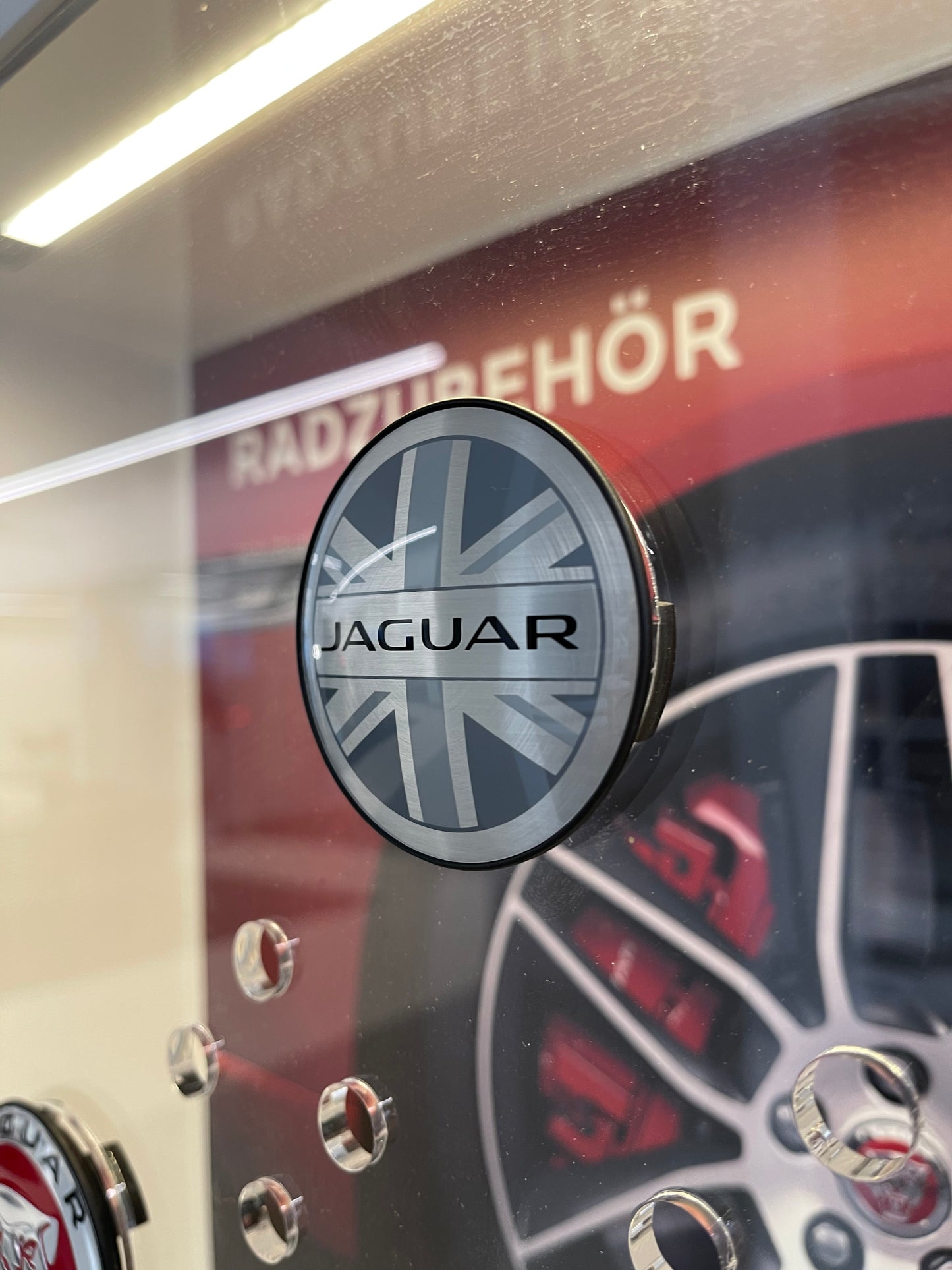 Jaguar Radkappe grau